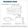 ZYXFYY Couch Cover Velvet, Stretch Sofa Covers for Separate Main Cover/Backrests and Seat Cushions Couch Cover, for Living Room Furniture Slipcovers (White,Small Seat 3 Piece) view 3