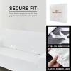ZYXFYY Couch Cover Velvet, Stretch Sofa Covers for Separate Main Cover/Backrests and Seat Cushions Couch Cover, for Living Room Furniture Slipcovers (White,Small Seat 3 Piece) view 4