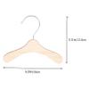 HOMOCONO 10pcs Wooden Dog Hangers Pet Hangers Dog Cat Clothes Daily Use for Home Travel view 2