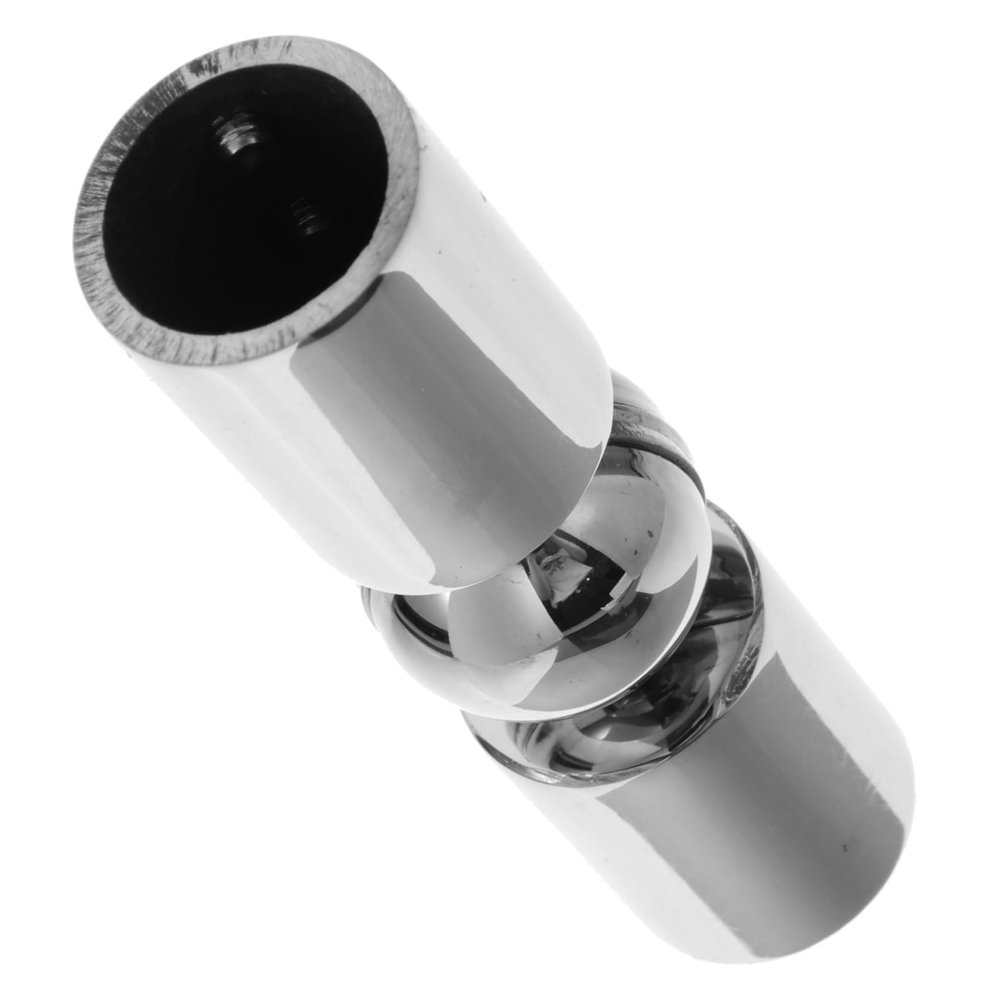 STOBAZA Adjustable Elbow Connector Corner Curtain Rod Connect Zinc Alloy Material