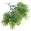 Cabilock 2pcs Simulated Green Leaves Bunches Realistic Artificial Greenery Decor for Home Office and Party Decoration Faux Tropical Plants for Bookshelves and Centerpieces view 1