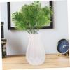 Cabilock 2pcs Simulated Green Leaves Bunches Realistic Artificial Greenery Decor for Home Office and Party Decoration Faux Tropical Plants for Bookshelves and Centerpieces view 3