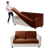 ZYXFYY Couch Cover Velvet, Stretch Sofa Covers for Separate Main Cover/Backrests and Seat Cushions Couch Cover, for Living Room Furniture Slipcovers (Red Curry,Large Main 5 Piece) view 1