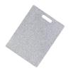 SHOWERORO Non Slip Cutting Board Imitation Marble Chopping Block Handle Chopping Board for Kitchen Marble Tray for Fruit Easy to Wash view 1