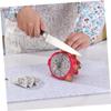 SHOWERORO Non Slip Cutting Board Imitation Marble Chopping Block Handle Chopping Board for Kitchen Marble Tray for Fruit Easy to Wash view 3