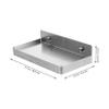 CAXUSD Bathroom Wall Shelf Phone Rack Metal Storage Shelf Wall Mount Phone Holder view 3