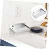 CAXUSD Bathroom Wall Shelf Phone Rack Metal Storage Shelf Wall Mount Phone Holder view 4