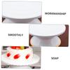 BIUDECO 1pc Plastic Rotating Cake Turntable Non-Slip Base for Decorating White Cake Stand Smooth Rotation for Easy Design for Baking Enthusiasts view 3