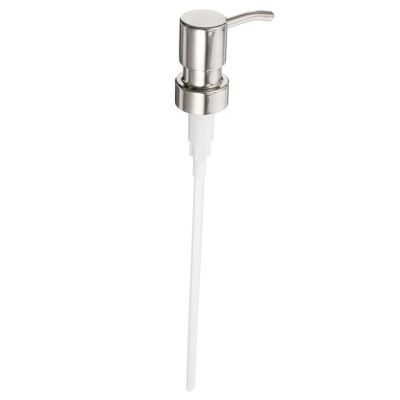 Baluue Stainless Steel Lotion Dispenser Pump Insert Thread Easy-Press Rustproof Pump for Bottle Neck for Soap and Lotion Replacement