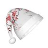 SamLng delicate cherry blossoms Christmas Hat - Warm Holiday Hat, Perfect for Xmas, New Year Party, Festival - Ideal Headpiece for Ages 4-12 view 2