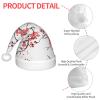 SamLng delicate cherry blossoms Christmas Hat - Warm Holiday Hat, Perfect for Xmas, New Year Party, Festival - Ideal Headpiece for Ages 4-12 view 4