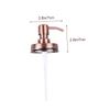 Anneome Stainless Steel Pump Head for Mason Glass Bottles Refillable Soap and Lotion Dispenser Easy to Clean for Home and Kitchen Use view 2