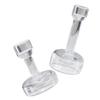 ORFOFE 2pcs Candle Holder Elegant Tealight Holders for Weddings and Dinner Parties Transparent Design for Home Decoration for Romantic Ambiance view 1