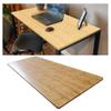 Rygcrud Bamboo Table Top, Universal Rectangular Standard Top Countertop, Whole Piece Solid Board Desk(60x30x2 cm) view 3