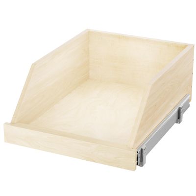 MODCART Pull Out Cabinet Organizer, Slide Out Wood Drawer Shelf, Pull Out Drawers for Cabinets, 8" High Beveled Pull Out Organizers for Kitchen Pantry, 16" W21" D
