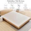 TalatexHome Premium Natural Latex Mattress Topper, Organic Cotton Cover No Memory Foam Chemicals, Help Relief Shoulder & Back Pain (2" King) view 3