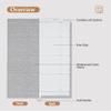 Blindzup Cordless Roman Shades for Windows, Pull Down Linen Roman Blinds with Waterproof and Room Darkening Fabric for Living Room Dining Room Bathroom,Privacy Blackout Grey, 18" W x 66" H view 2