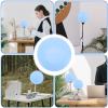 KICHOUSE Multi-headed Ball Lampshade Acrylic Globe Lamp Cover for Hanging Light Fixtures Boho Lampshade view 2