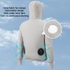 FTVOGUE 12V Comfortable Cooling Fan Jacket Sunscreen 3 Speeds Air Conditioned Clothes for Leisure Outdoor Work Delivery School Hiking (XL) view 3