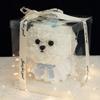 Handmade Halloween Rose Dog Forever Flower Doll Graduation Gift, Birthday Gifts for Women (Blue) view 2