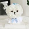 Handmade Halloween Rose Dog Forever Flower Doll Graduation Gift, Birthday Gifts for Women (Blue) view 3