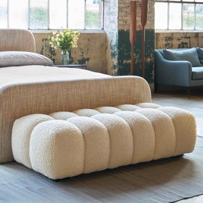 Nordivo Entryway Bench with Cushioned Seat,24 in Bedroom Bench,Shoe Storage Bench,Modern Style,Large Oval Storage Bench,Shoe Bench with Cushion for Bedroom, Living Room, Entryway(L31.5(80cm))