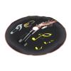 Microphone with Music Notes Festive Christmas Tree Skirt-Tree Cover Holiday Home Decor Winter-Themed Party Accessory view 2