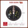 Microphone with Music Notes Festive Christmas Tree Skirt-Tree Cover Holiday Home Decor Winter-Themed Party Accessory view 4