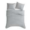 Christian Siriano NYCotton Sateen Grey Full/Queen 3 Piece Quilt Set view 3