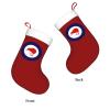 BYOBLU Royal New Zealand Air Force 2024 New Christmas Stockings, 18inch Xmas Hanging Stocking Decorations for Christmas Party Family Decor Red and White view 2