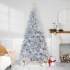 Artificial Tinsel Christmas Tree - 9' - Silver - Unlit view 2