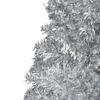 Artificial Tinsel Christmas Tree - 9' - Silver - Unlit view 3