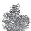 Artificial Tinsel Christmas Tree - 9' - Silver - Unlit view 4