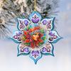Frosty Fairy Snowflake Wooden Ornaments by G. Debrekht - Christmas Decor - 8688403 view 1
