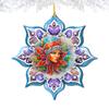Frosty Fairy Snowflake Wooden Ornaments by G. Debrekht - Christmas Decor - 8688403 view 3