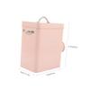 ABOOFAN Lidded Laundry Powder Container Portable Metal Storage Bin Scoop Moisture Design for Detergent Pet Food and More Chic Pink for Rooms view 2