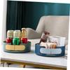 HOLIDYOYO 1pc Rotating Spice Bottle Storage Holder Multipurpose Kitchen Tray for Condiment Organization Nonslip Design for Easy Access to Seasoning Jars Compact and Easy to Clean view 4