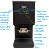 Electronic Automatic Coffee Tamper Machine - Precision Press for Perfect Espresso for Home & Commercial. Adjustable Pressure, Multi-Tamp, Hands Free Operation, Height Adjustable for Wide Range (Black) view 2