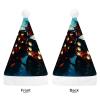DMHVGEW Christmas Hats Dice Graphics Printed Christmas Hat for Adults Santa Hats for Adults Men Women Funny Xmas Hat New Year Festive Party Christmas Supplies view 3