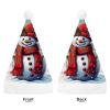 DMHVGEW Christmas Hats Red Snowman Scraf Printed Christmas Hat for Adults Santa Hats for Adults Men Women Funny Xmas Hat New Year Festive Party Christmas Supplies view 3