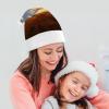 DMHVGEW Christmas Hats Field Sunrise Printed Christmas Hat for Adults Santa Hats for Adults Men Women Funny Xmas Hat New Year Festive Party Christmas Supplies view 4
