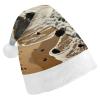 DMHVGEW Christmas Hats Beach on The Pacific Coast Printed Christmas Hat for Adults Santa Hats for Adults Men Women Funny Xmas Hat New Year Festive Party Christmas Supplies view 1