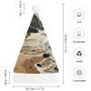 DMHVGEW Christmas Hats Beach on The Pacific Coast Printed Christmas Hat for Adults Santa Hats for Adults Men Women Funny Xmas Hat New Year Festive Party Christmas Supplies view 2
