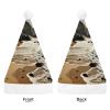 DMHVGEW Christmas Hats Beach on The Pacific Coast Printed Christmas Hat for Adults Santa Hats for Adults Men Women Funny Xmas Hat New Year Festive Party Christmas Supplies view 3