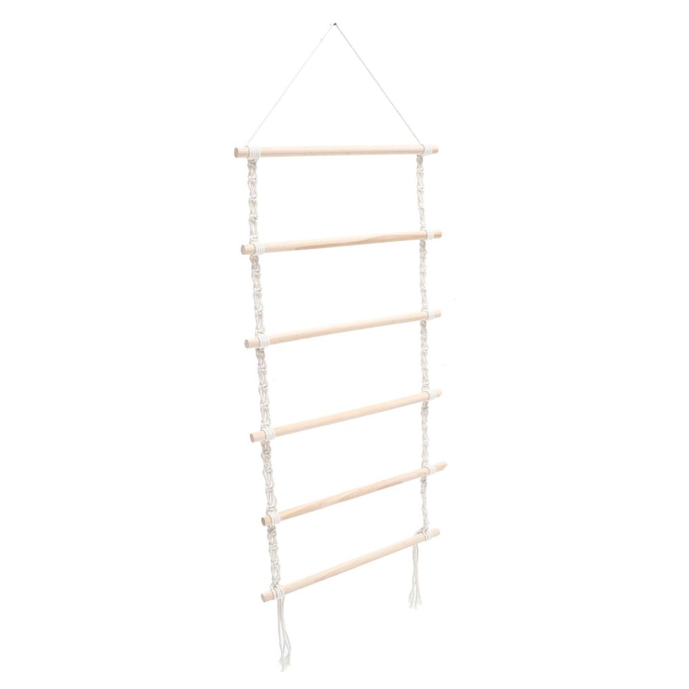 BUGUUYO Hanging Hair Clip Organizer Macrame Wall Decor Bow Storage for Hair Accessories