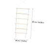 BUGUUYO Hanging Hair Clip Organizer Macrame Wall Decor Bow Storage for Hair Accessories view 2