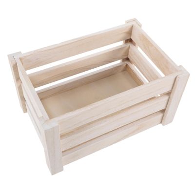 HOMOCONO Large-capacity Wooden Laundry Basket Vintage Storage Basket for Dirty Clothes and Sturdy Design for Bathroom Nursery Bedroom and Living Room Handheld Clothing Holder
