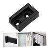 Parliky 10pcs Closet Rod Holder Heavy Duty Aluminum Alloy Socket Easy Installation Wardrobe Fitting for Hanging Clothes and Towels Flange Design view 2