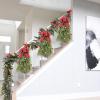 2024 New Teardrop Wreath Pine Swag | Christmas Tree Swag,Christmas Swag Wreath,Window Christmas Decorations,Teardrop Swag for Living Room,Dining Room,Front Door view 2