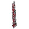 Christmas Flocking Garland Exquisite Decorative Rattan Pendant for Indoor Outdoor Xmas Party Home Decor (1.5m / 4.9ft) view 1